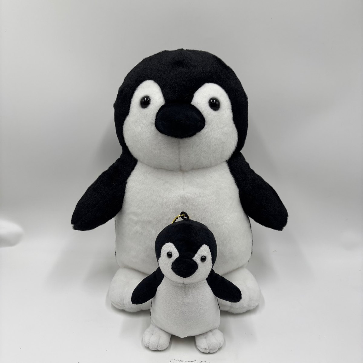 Penguin plush and keychain sample